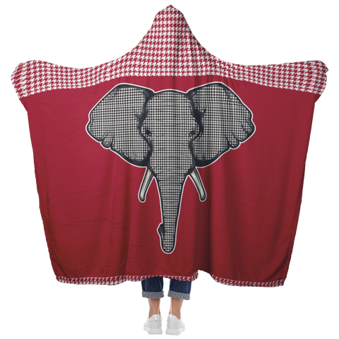 Image of Houndstooth Hooded Blanket