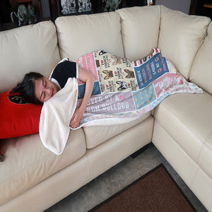 French Bulldog Fleece Blanket