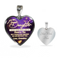 Granddaughter - Deserve You - Heart Necklace