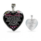 About Grandmas and Granddaughters Heart Necklace