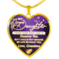 Granddaughter - Deserve You - Heart Necklace