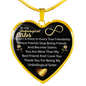 Unbiological Sister Heart Necklace