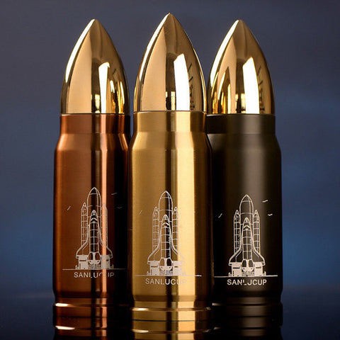 Image of Stainless Steel Shell Shaped Travel Mug