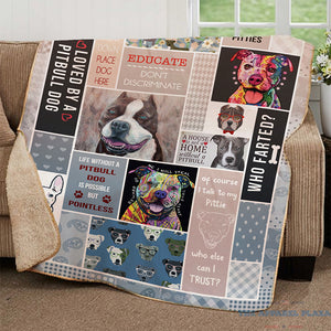 Pit Bull Fleece Blanket